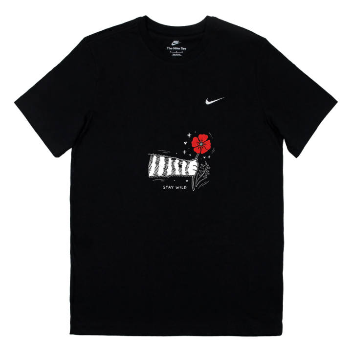 Nike Nike Sportswear T Shirts Unisex Black Crew Neck