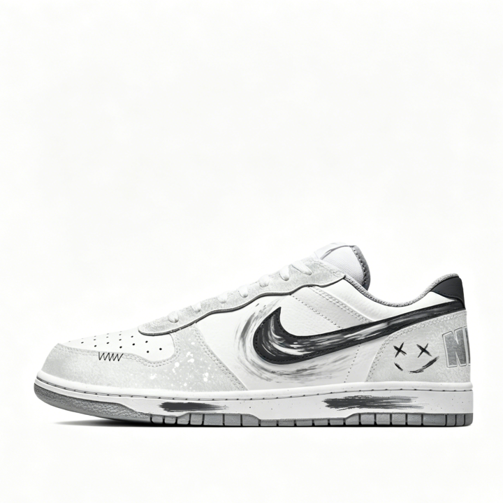 Nike Nike Big Skateboard Shoes Men's Low Top Light Gray