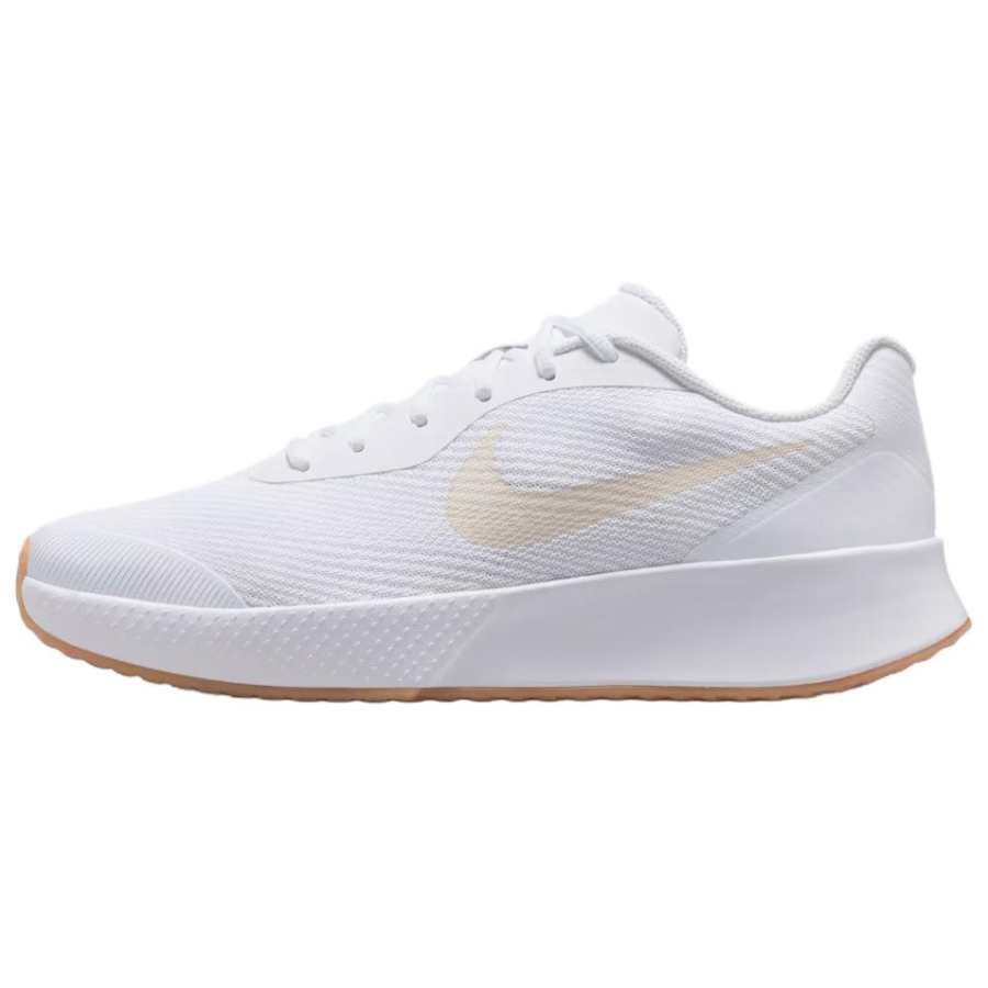 Nike Nike Vapor Lite 3 Tennis Shoes Men's Low Top White/Peak White/Melamine Yellow/Light Orewood Brown