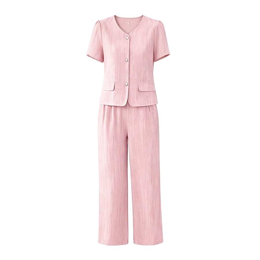 Sugarfunk Sugarfunk Casual Suits Women's V Neck Moderate
