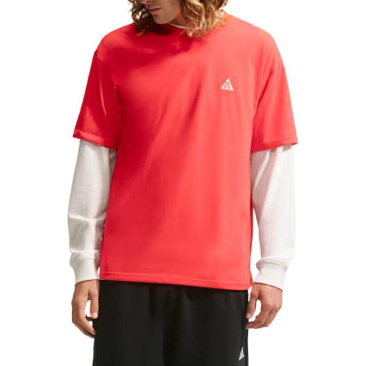Nike Nike ACG T Shirts Men's Light Red Crew Neck