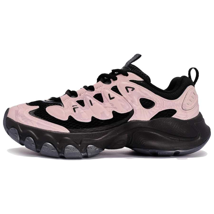 FILA TRUFFLE Chunky Sneakers Men's Low Top Black/Gold/Pink