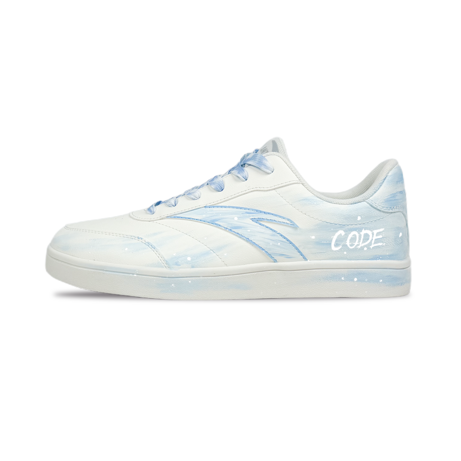 ANTA ANTA Active Skateboard Shoes Men's Low Top Light Blue/White