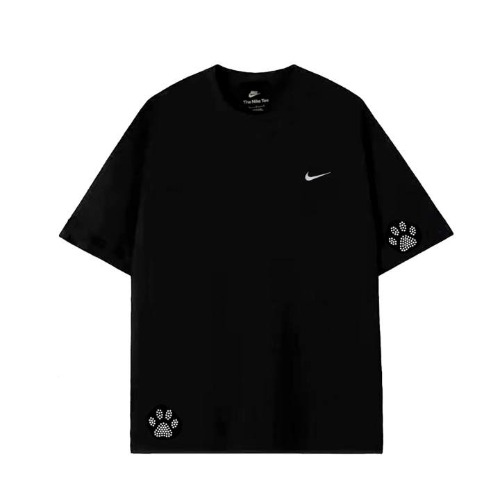 Nike Nike Sportswear T Shirts Unisex Jetburst Black Crew Neck Thin Straight Fit