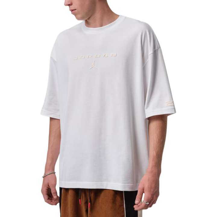 Jordan Jordan Flight T Shirts Men's White Crew Neck