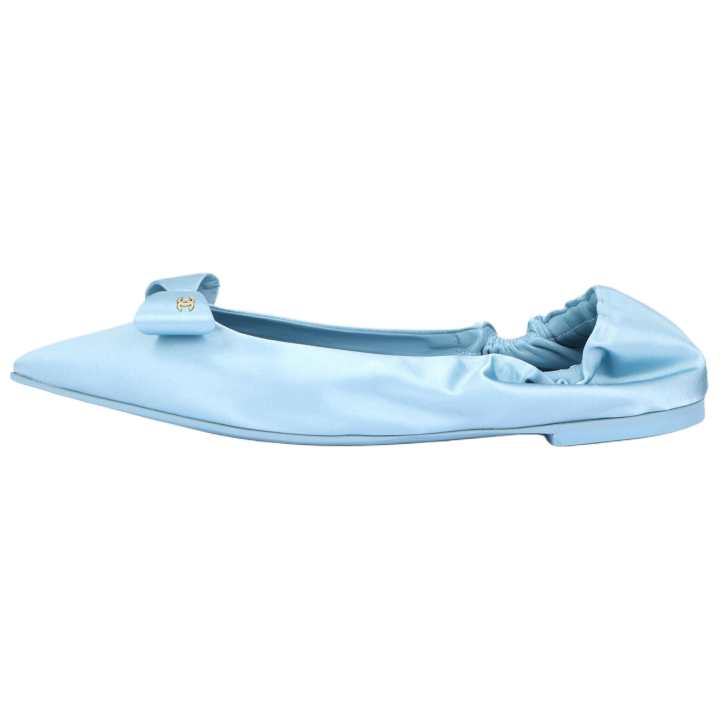 CHANEL CHANEL 25A Casual Shoes 1cm Women's Blue