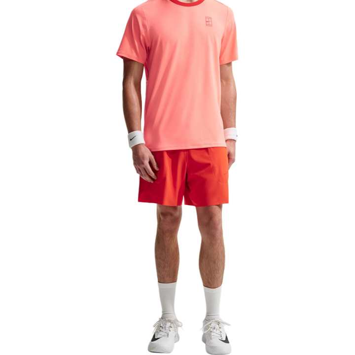 Nike Nike Court Advantage Tennis Bottoms Men's Pepper Red Straight Fit