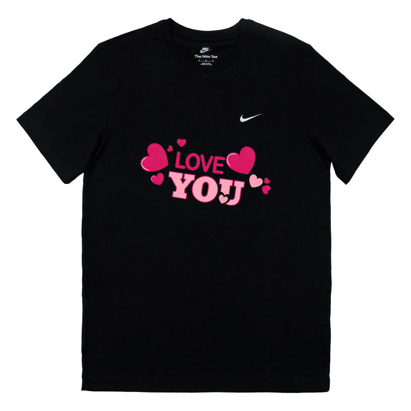 Nike Nike Sportswear T Shirts Unisex Black Crew Neck Moderate