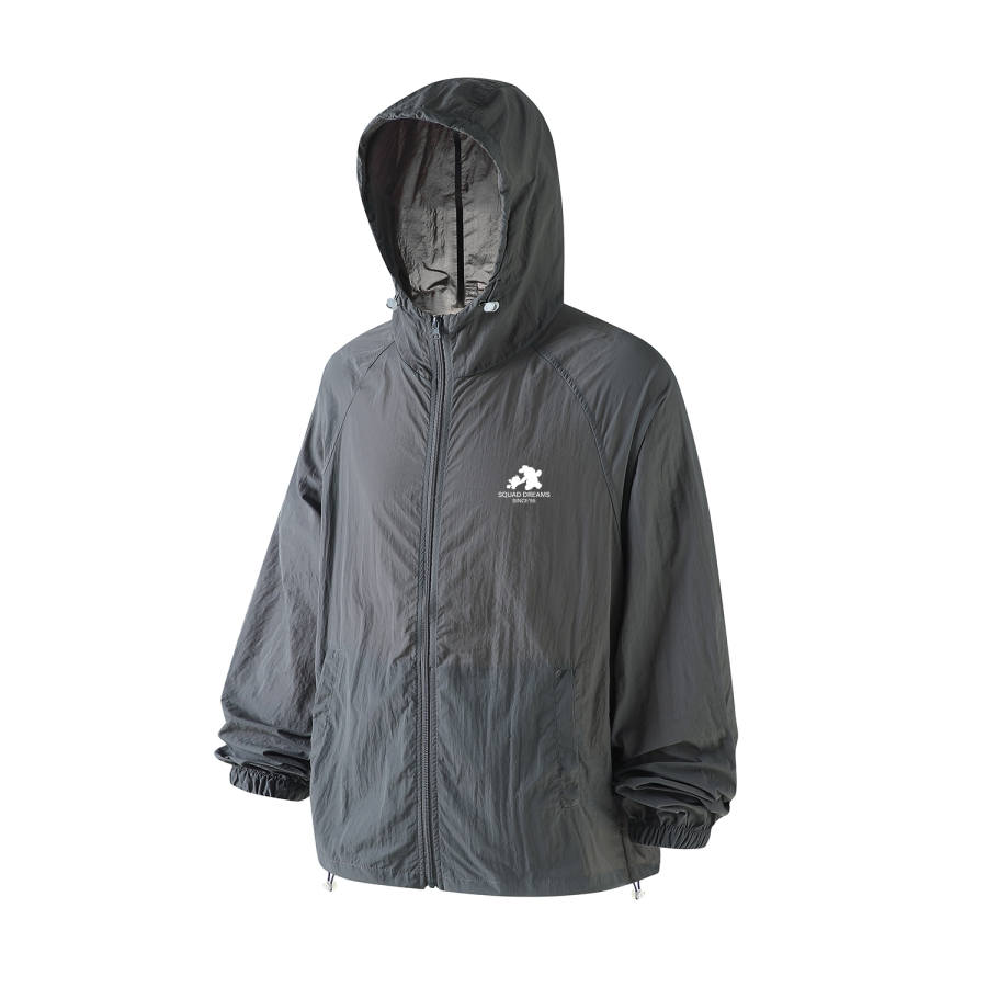 Disney Sun Protection Clothing Unisex Hooded Non Detachable Thin Straight Fit
