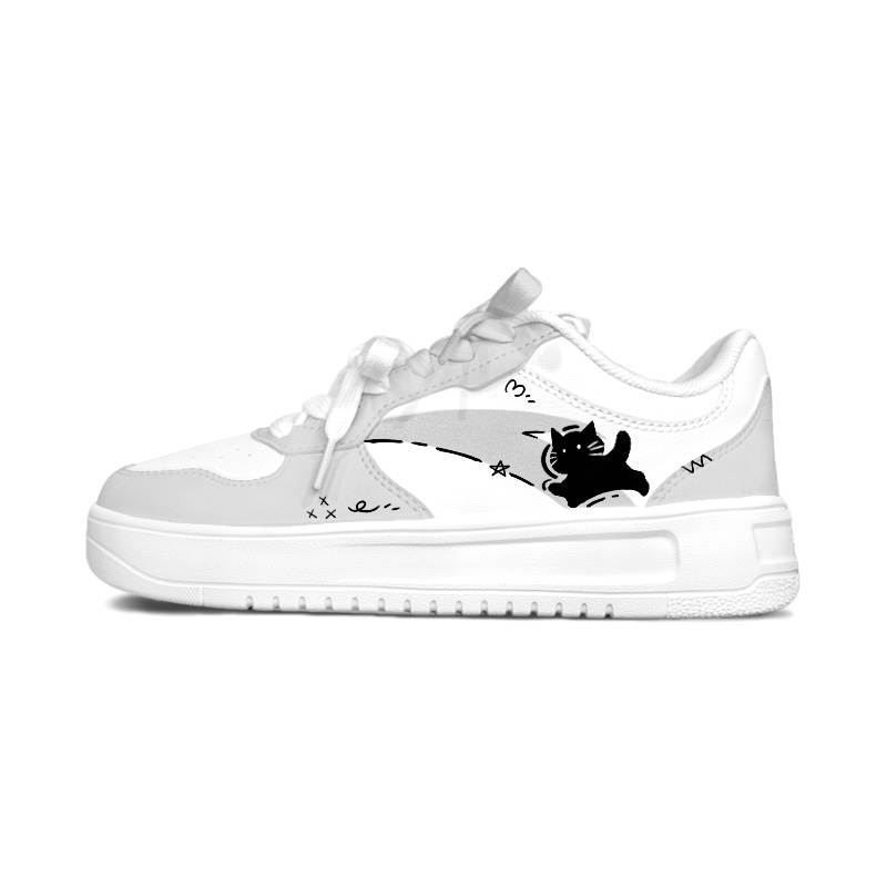 ANTA Skateboard Shoes Unisex Low Top White