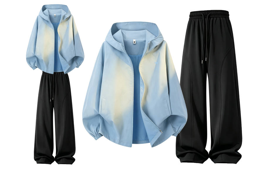 WARRIOR Casual Sportswear Unisex Hooded Detachable Moderate