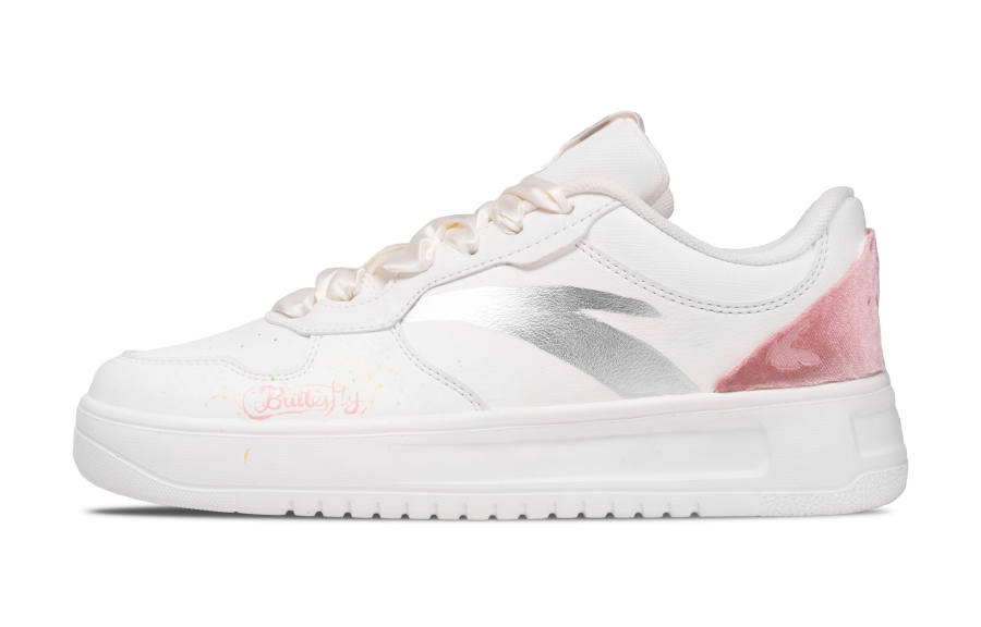 ANTA Skateboard Shoes Unisex Low Top White