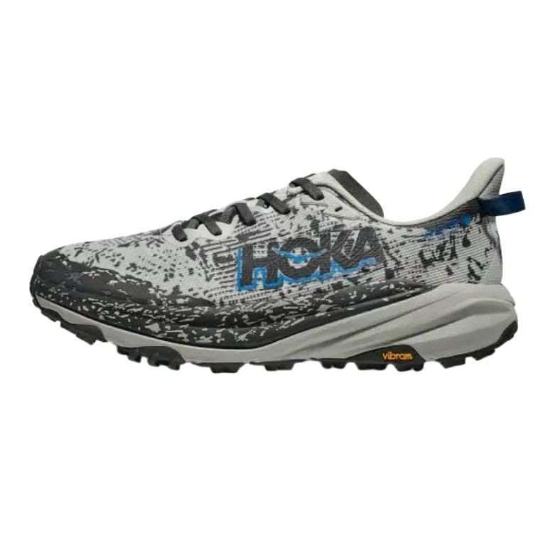 HOKA ONE ONE Speedgoat 6 Comfortable Cushioning Slip Resistant Rebound Low top Running Shoes Women's Gray Black