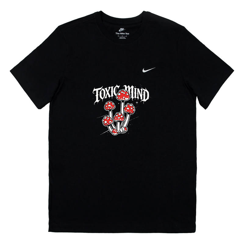 Nike Nike Sportswear T Shirts Unisex Black Crew Neck