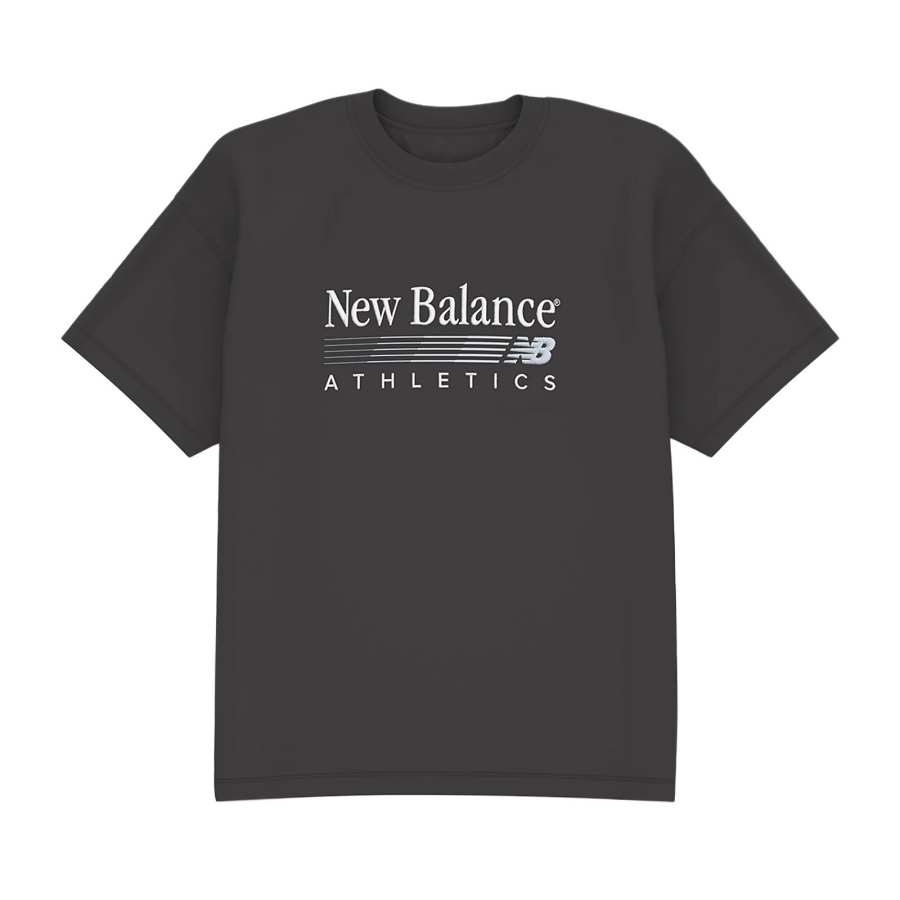 New Balance New Balance T Shirts Women's Black Cement Crew Neck