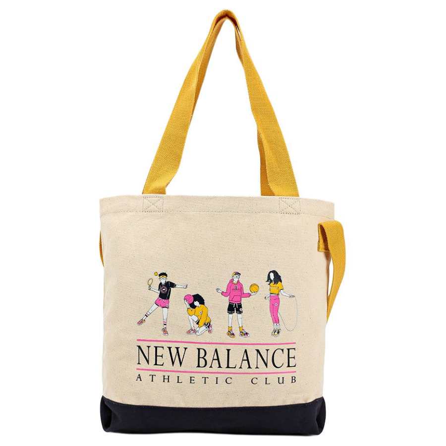 New Balance New Balance Tote Bag, Shopping Bag, Shoulder Bag, Crossbody Bag, Handbag Unisex White