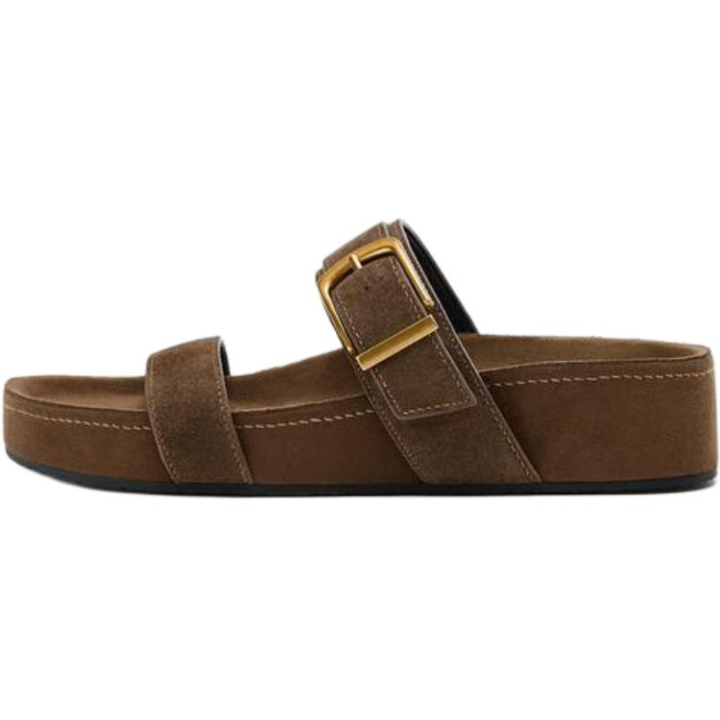 ZARA ZARA Slide Slippers Women's Brown