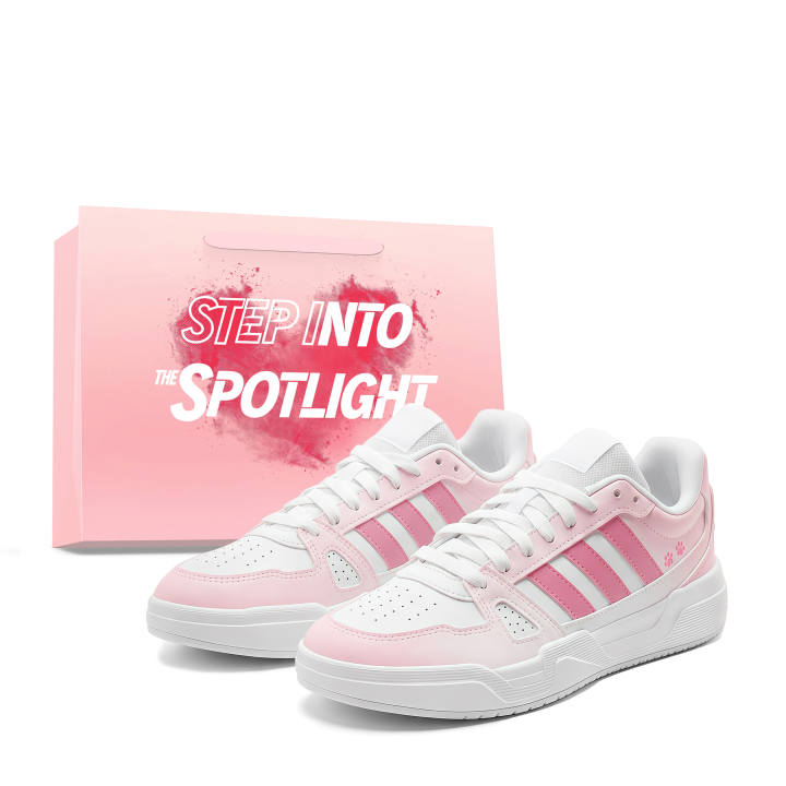 Adidas Adidas LITE BALLER Skateboard Shoes Unisex Low Top Pink