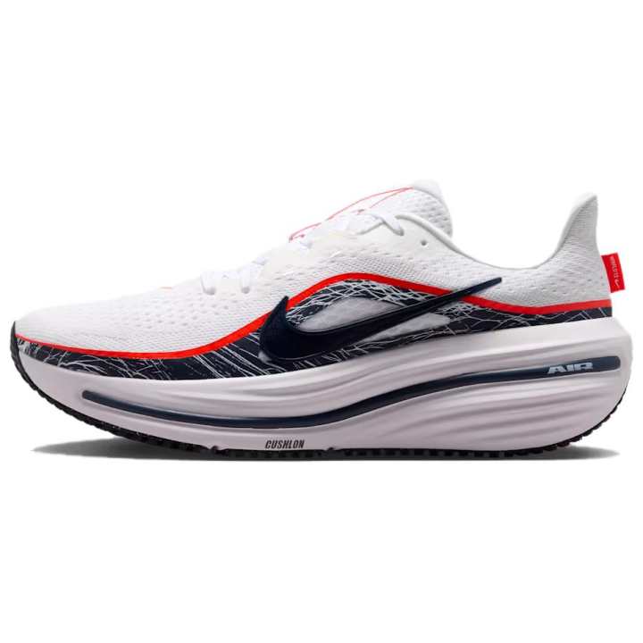 Nike Nike Winflo 12 Running Shoes Men's White/Bright Dark Red/Obsidian
