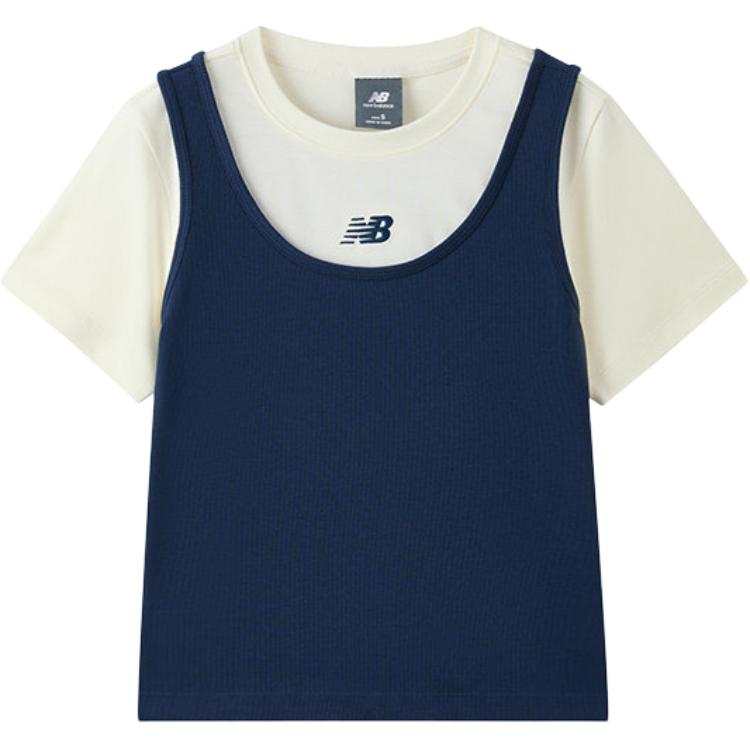 New Balance New Balance T Shirts Women's Crew Neck Moderate Straight Fit