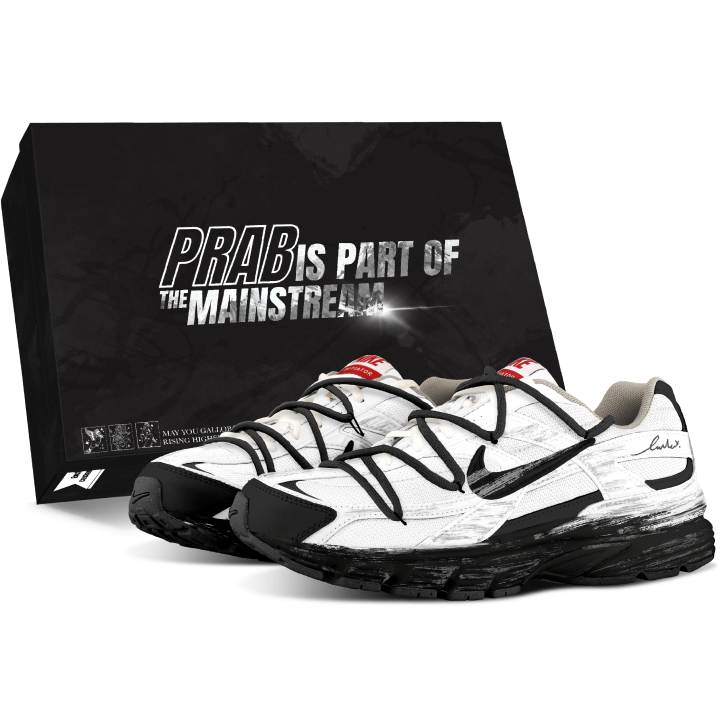 Nike Nike Initiator Running Shoes Unisex Low Top Black/White