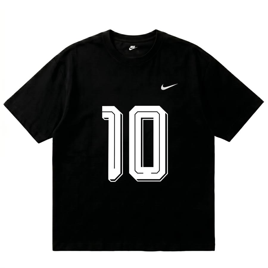 Nike Nike Sportswear T Shirts Unisex Black Crew Neck Thin Straight Fit