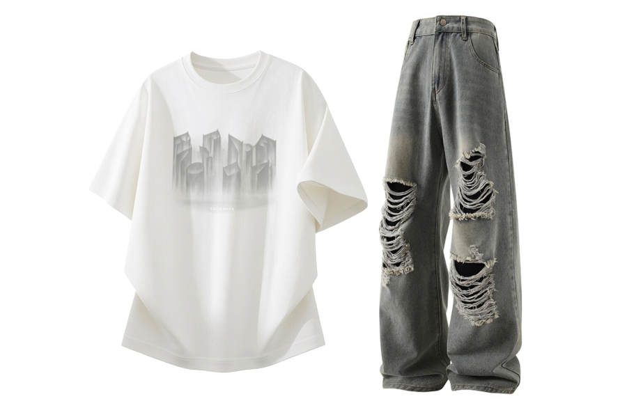 GWAF Casual Sportswear Unisex Crew Neck Moderate