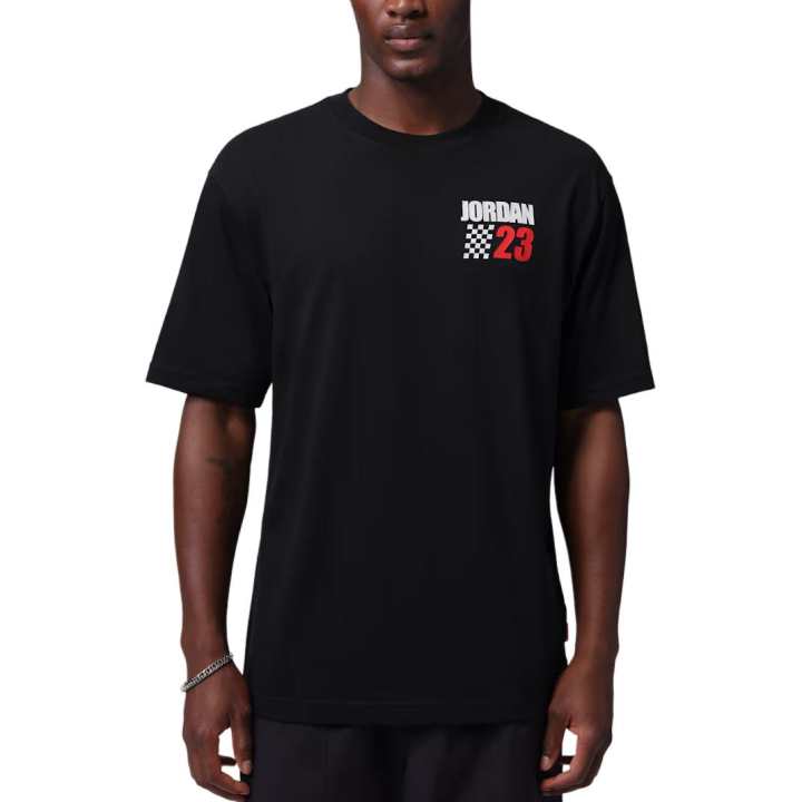 Jordan Jordan Brooklyn T Shirts Men's Black Crew Neck Moderate