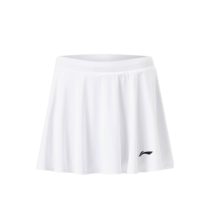 Li-Ning Li Ning Badminton Collection Casual Short Skirts Women's White Moderate