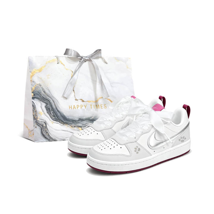 Nike Nike Court Borough Skateboard Shoes Women's Low Top White