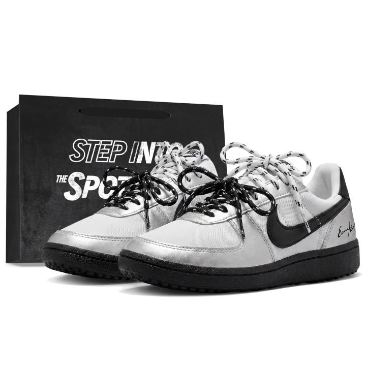 Nike Nike Field General Casual Shoes Unisex Low Top White/Silver/Black