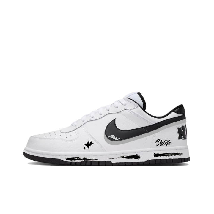 Nike Nike Big Skateboard Shoes Men's Low Top Black, Gray