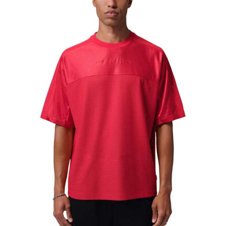 Jordan Jordan Flight T Shirts Men's University Red/University Red Crew Neck Moderate