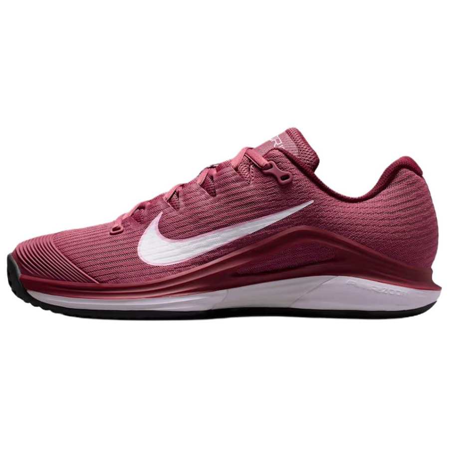 Nike Nike Vapor 12 Tennis Shoes Women's Low Top Pink Smoke/Light Gray/Black/White