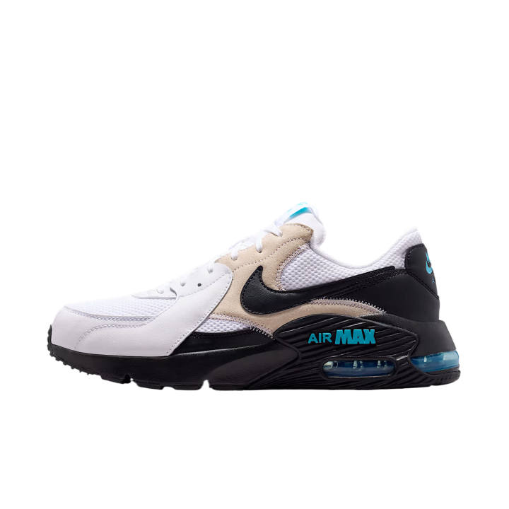Nike Nike Air Max Excee Training Shoes Men's Low Top White/Black/Light Current Blue/Gamma Blue