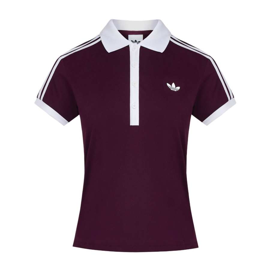Adidas Originals Tennis Tops Women's Dark Reddish Purple Lapel