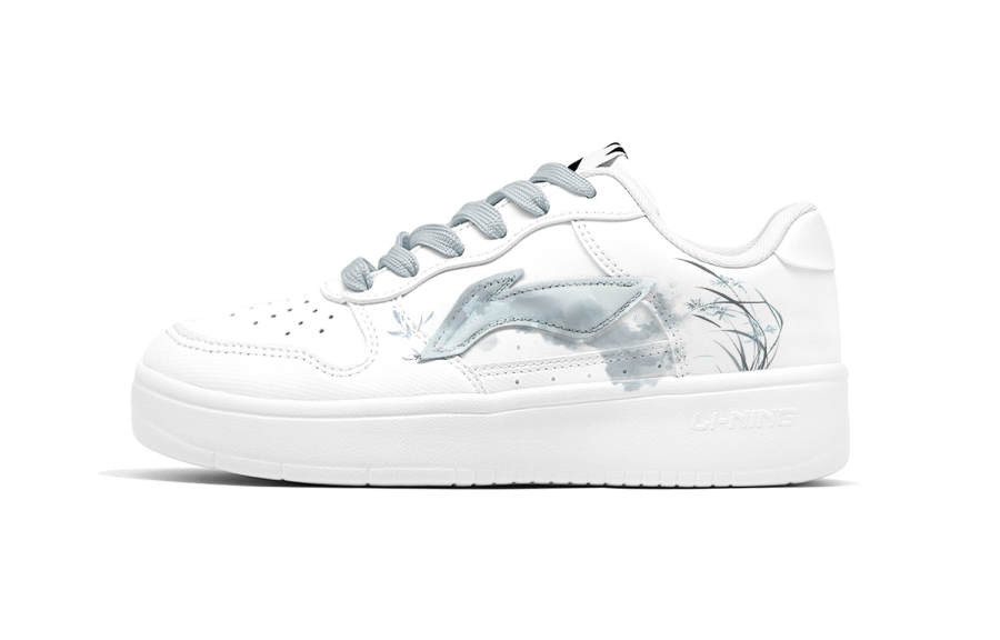 Li-Ning Li Ning Floating Boat Skateboard Shoes Men's Low Top White/Blue