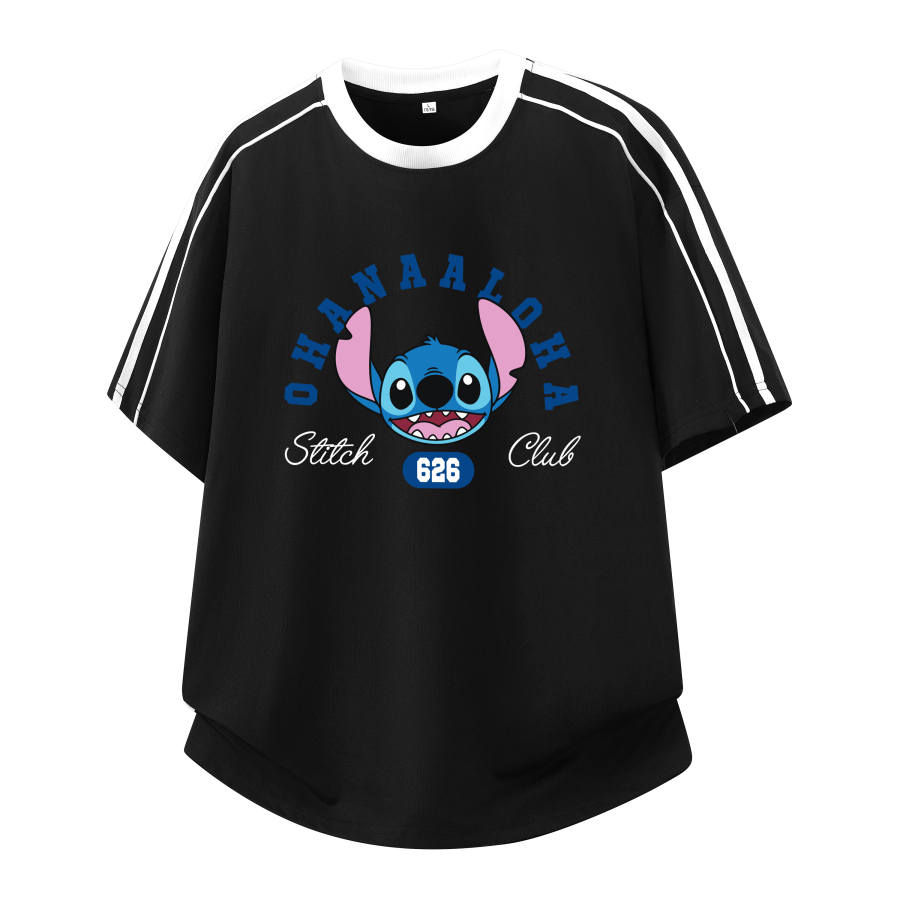 Disney T Shirts Unisex Crew Neck Moderate Straight Fit