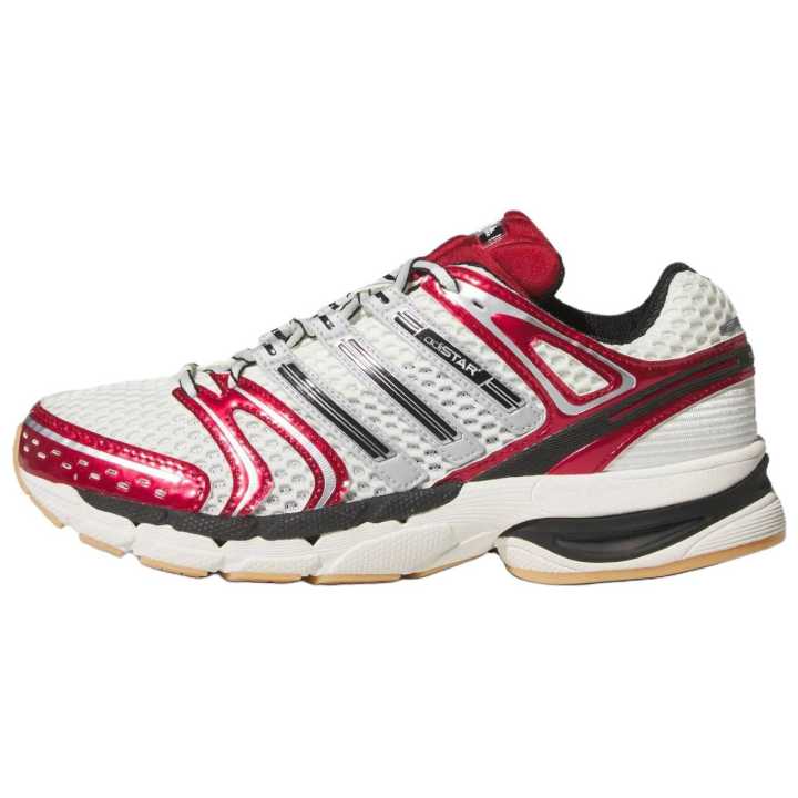 Adidas Adidas Adistar Control 5 Running Shoes Unisex Jade White/Black/Victory Red