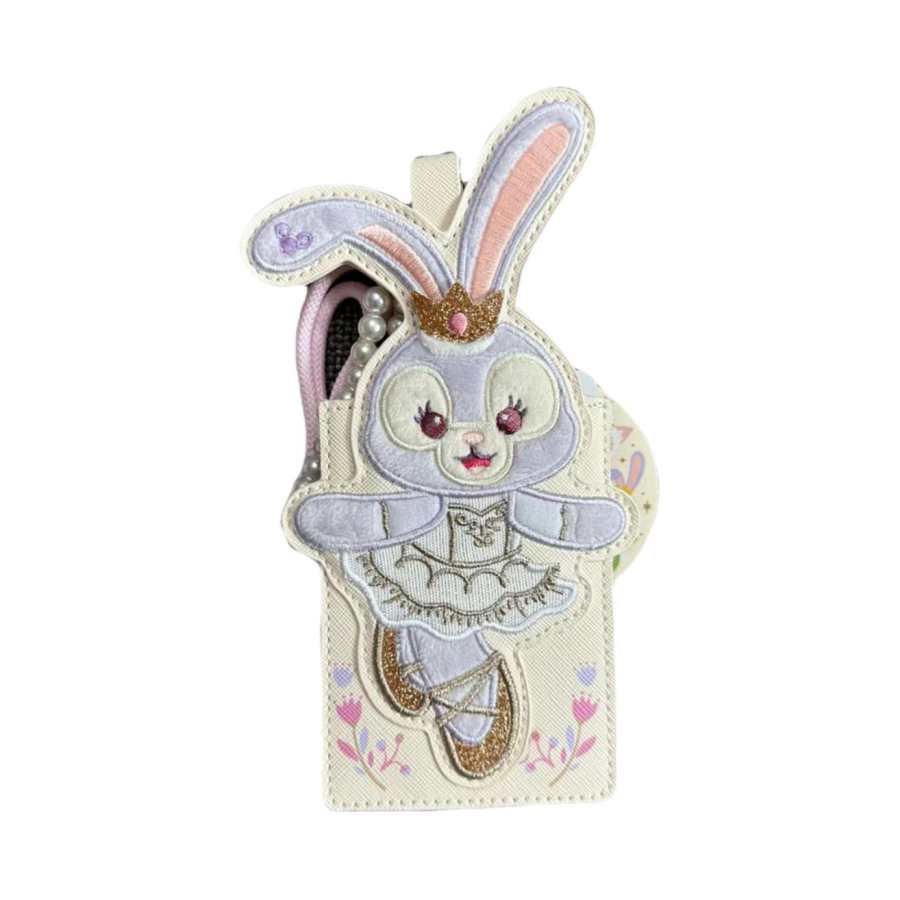 Disney Leather Card Holder Card Holder Women's Purple/White