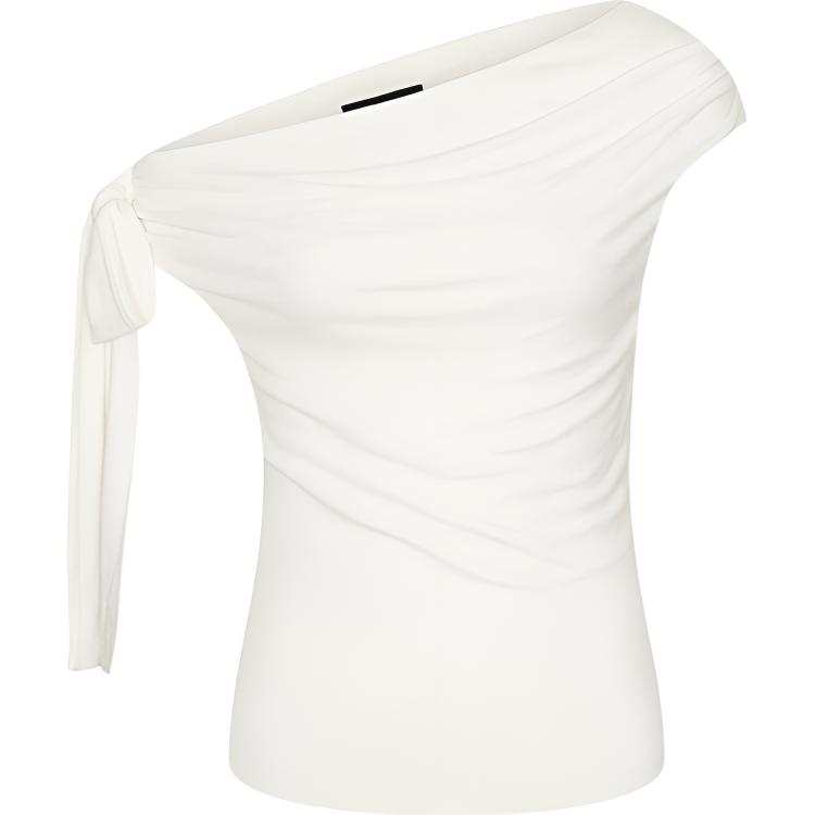 URBAN REVIVO T Shirt Women's Ecru
