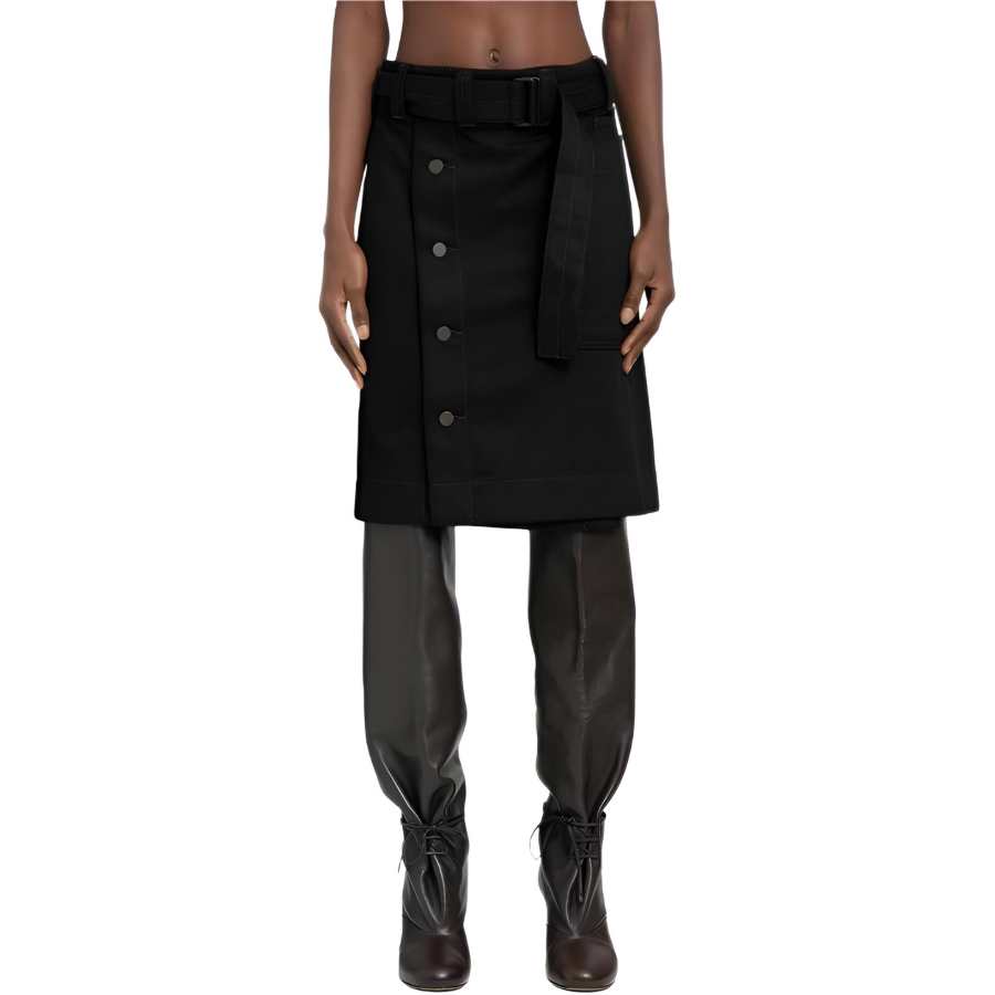 Lemaire Lemaire Belted Apron Midi Skirt