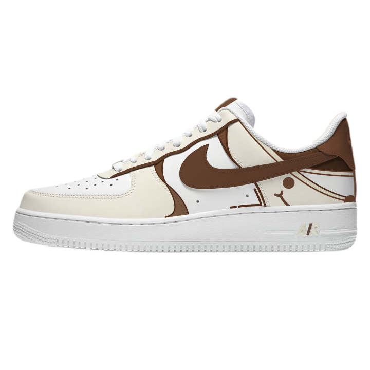 Nike Nike Air Force 1 Skateboard Shoes Men's Low Top Brown