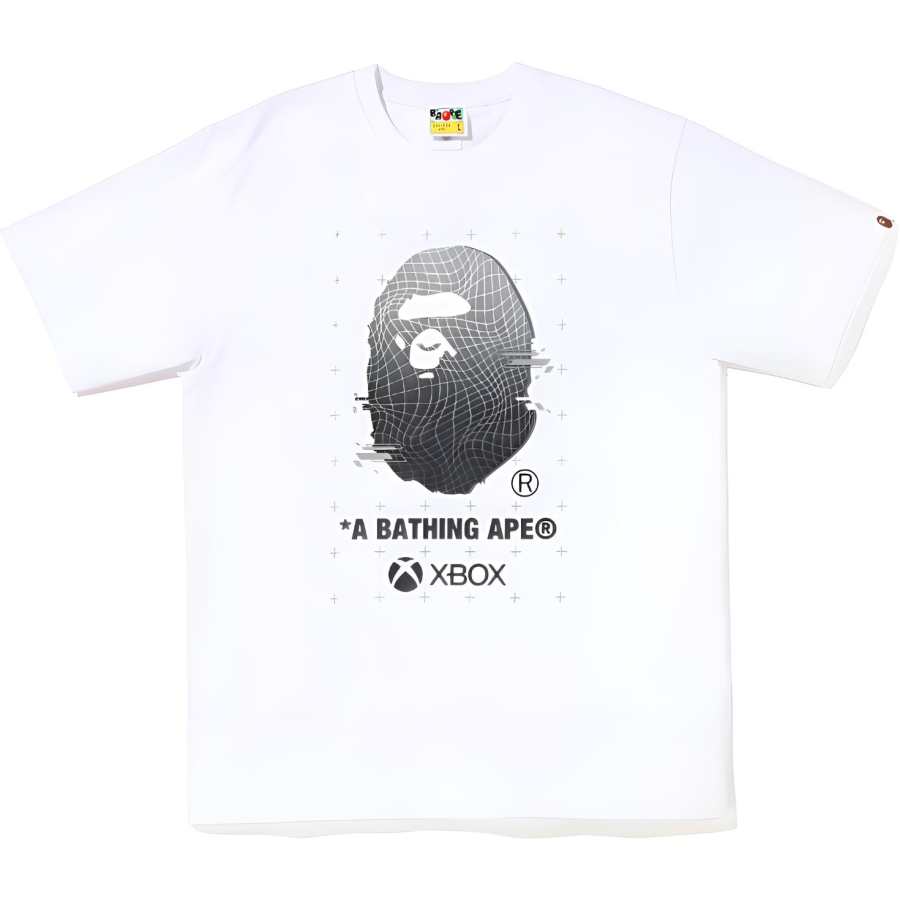 A BATHING APE BAPE X Xbox SS24 Ape Head II Tee