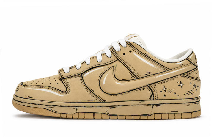 Nike Nike Dunk Skateboard Shoes Men's Low Top Brown/Black