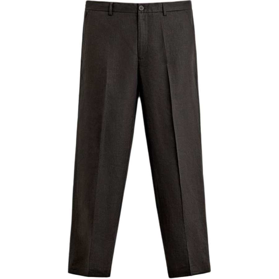 ZARA Casual Pants Men's Brown Moderate Straight Fit Pants
