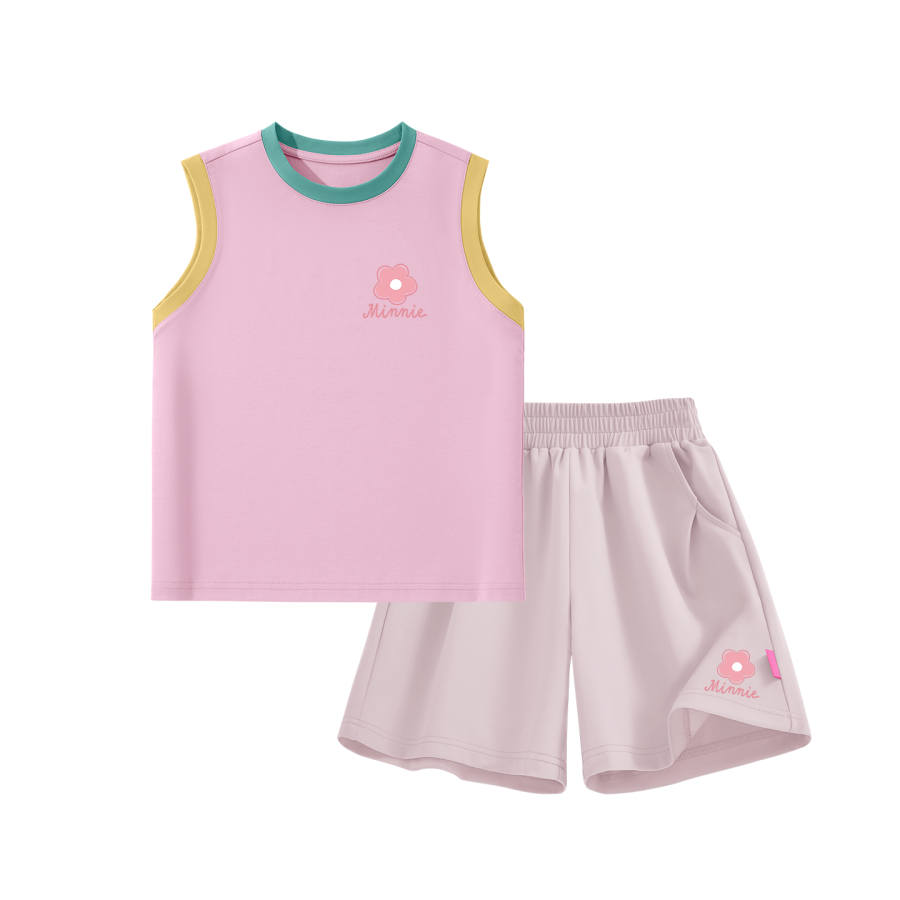 Disney Kids Casual Sportswear Crew Neck Thin Stretch