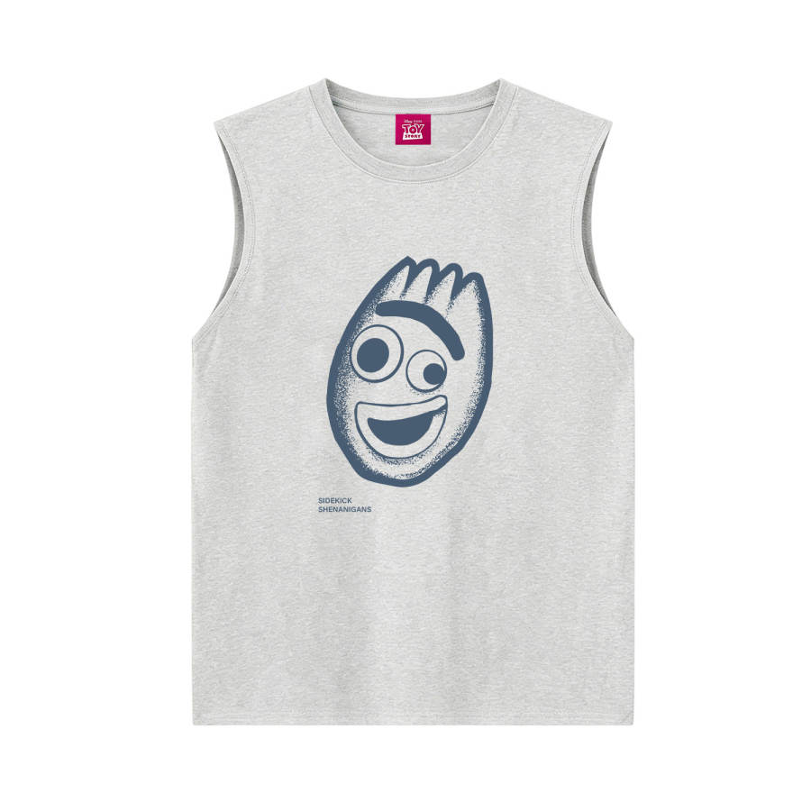 Disney Tank Tops Unisex Crew Neck Thin Sleeveless