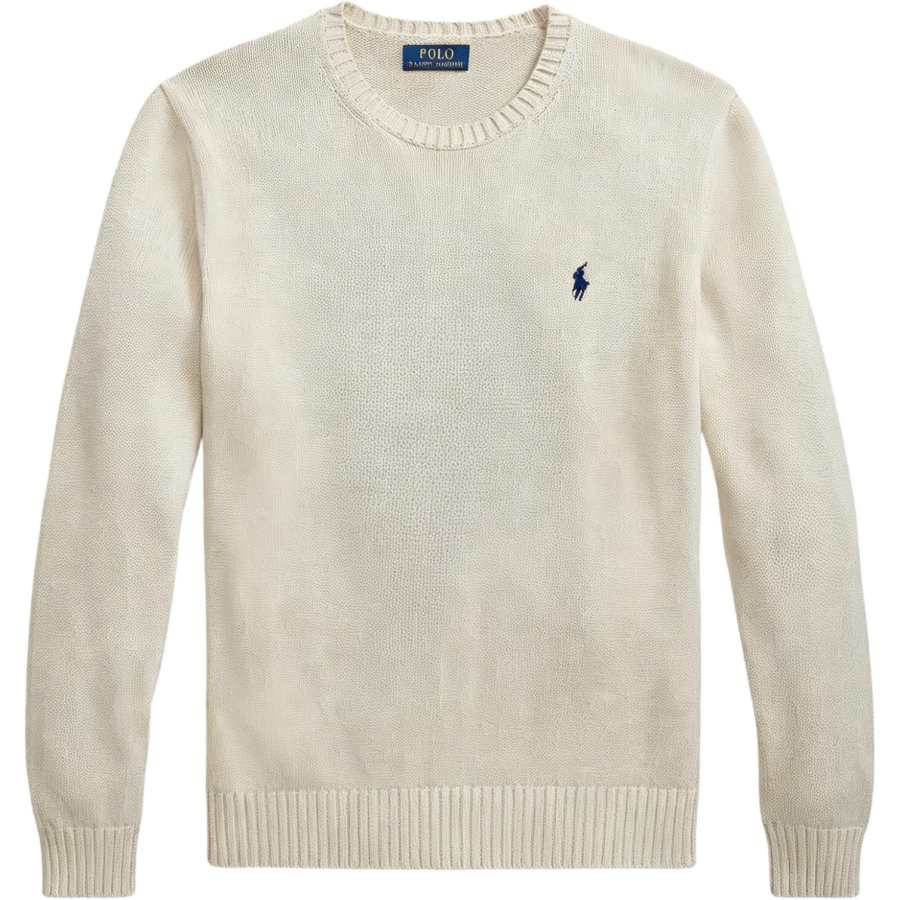 Polo Ralph Lauren Knitwear Men's Beige Crew Neck Moderate Straight Fit