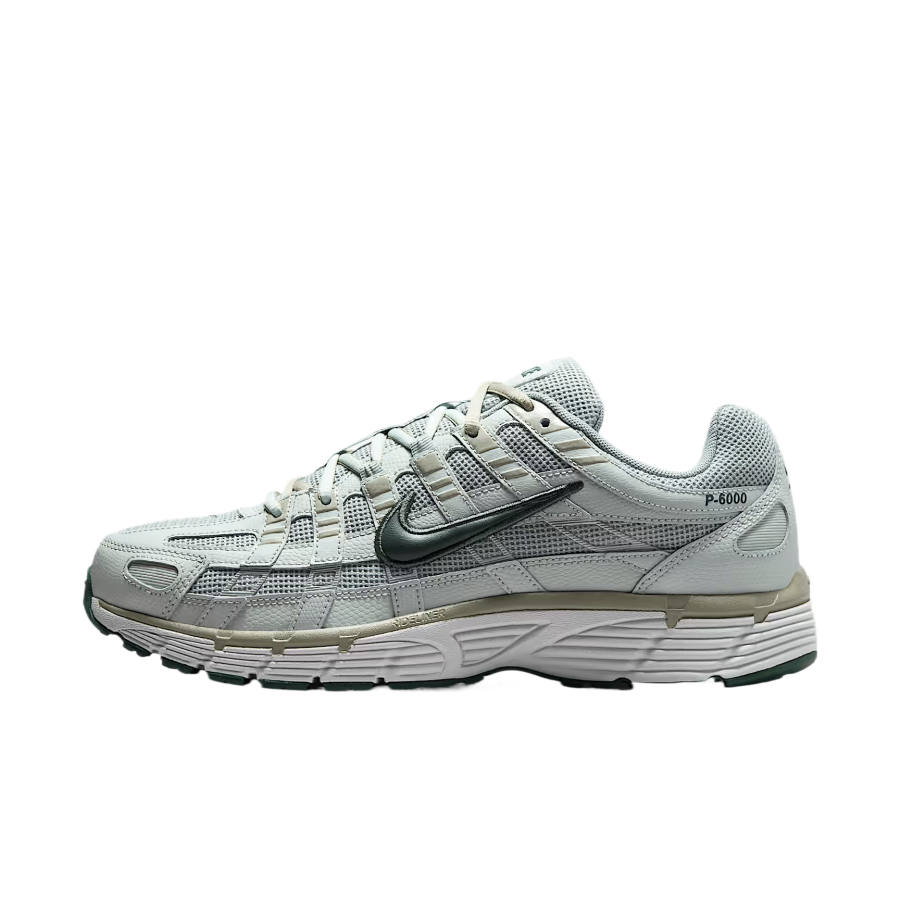 Nike Nike P 6000 Running Shoes Unisex Low Top Light Gneiss/Light Silver/Spruce Mist/Green Camouflage